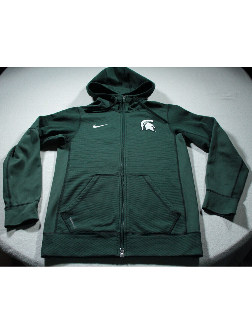 Michigan State University Spartans Hooded Zip Up Jacket XS Nike